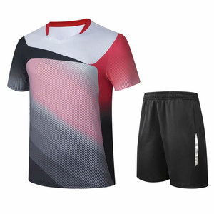 Uniforme de Bádminton para Hombre Más Vendido, Uniforme de Tenis Personalizado OEM, Conjunto de Ropa Deportiva al por Mayor, Jersey de Secado Rápido, Pantalones Cortos, Uniforme de Equipo - Product Image 1