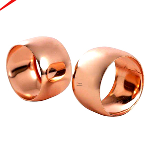 Luxurious Quality Gold Finished Metal Napkin Rings Luxury Design Table Decorative Tissue Holder Honey <b>Bee</b> Napkin ring - Product Image 3