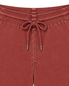 Shorts de bain d'été pour hommes, rouge rouille, personnalisés, séchage rapide, taille élastique avec cordon de serrage, décontractés pour la plage et les vacances - Product Image 5