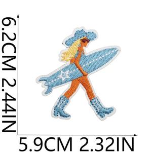 Parche de Chenilla Bordado Personalizado, Termoadhesivo o para Coser, Ecológico, con Logotipo para Uniformes, Insignia Decorativa para Ropa, Nuevo Diseño - Product Image 1