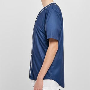 Banda Inferior Bordada de Poliéster para Uniforme de Béisbol Americano, Jersey Personalizado en Blanco y Negro, Transpirable - Product Image 3