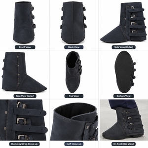 Botas de Seguridad de Cuero Vacuno de Primera Calidad, Resistentes, con Protección Contra Fuego de Nivel D, para Soldadura Industrial - Product Image 5