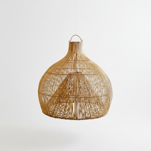 Traditional Rattan Lampshade Handwoven Natural Pendant Lamp <b>Shade</b> for Home <b>Lighting</b> Decor Wholesale - Product Image 1
