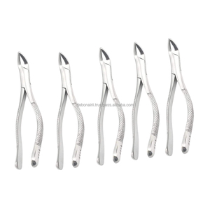 Fórceps Dentales Manuales Reutilizables de Alta Resistencia, Fresas de Carburo, Acero Inoxidable, Agarre Ergonómico, Instrumentos de Extracción Oral con Certificación CE - Product Image 2