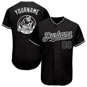 Maillot de baseball universitaire personnalisé par sublimation, streetwear pour hommes, maillots de sport noirs, fabricants de designs personnalisés haut de gamme - Product Image 2