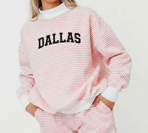 Sudadera de cuello alto personalizada con estampado de letras para mujer, jersey de algodón de punto oversize para otoño, manga regular, logo frontal - Product Image 4