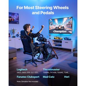 Soporte de Volante de Carreras Plegable y Ajustable para Logitech G923 G920 G29 G27 Thrustmaster T300RS TX F458 T500RS Simulador Pedal One - Product Image 2