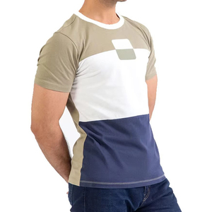 บริการ OEM เสื้อยืดโอเวอร์ไซส์สีพื้นแบบเรียบง่ายสำหรับผู้ชาย พร้อมโลโก้สั่งทำ และเสื้อยืดแห้งเร็ว - Product Image 5
