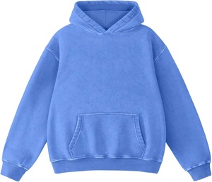 Nueva Llegada Sudadera con Capucha Oversize Unisex de Algodón de Alto Gramaje 300gsm con Forro, Ropa Deportiva para Hombre, Antiarrugas, Colores Personalizables, con Efecto Descolorido - Product Image 4