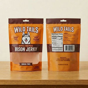 Bolsa con Cierre Ziplock y Ventana para Alimentos de Mascotas, Personalizable con Logotipo, de Plástico de Grado Alimenticio, para Comida de Gatos y Perros, con Cierre Reutilizable - Product Image 4