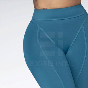 Leggings de yoga confortables à taille élastique pour femmes, extensibles, de haute qualité, respirants, en spandex/nylon, sans couture, pour un usage quotidien et la salle de sport - Product Image 4