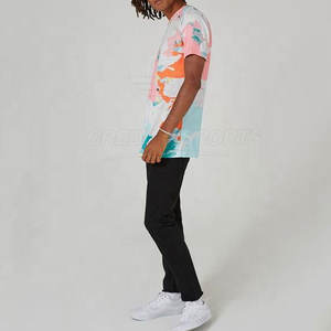 Camiseta de sublimación para hombre hecha con el mejor material, camiseta de sublimación con logo personalizado impreso, camiseta de sublimación transpirable. - Product Image 3