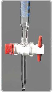 Bureta con Válvula de Aguja de PTFE (Rota Flow), Llave de Paso, Bureta de 25 ml, Transparente, Embalaje de Vidrio Personalizado OEM, Radical - Product Image 6