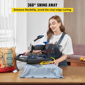 Pressa a Caldo Digitale per Sublimazione su T-Shirt 12 X 15 Pollici, Riscaldamento Rapido, Rotazione a 360° per Sublimazione - Product Image 5