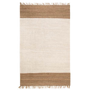 Alfombra de interior a rayas a mano, juego de alfombras de colores costeros neutros - Product Image 6