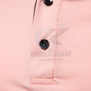 Chemise pour homme en tricot respirant avec impression de logo personnalisé, design élégant, en vente - Product Image 6
