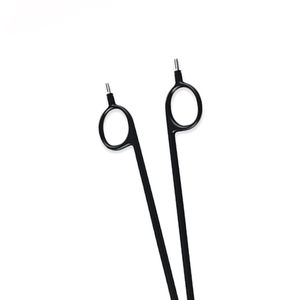 Tijeras Quirúrgicas Bipolares Manuales de Acero Inoxidable de 8 Pulgadas con Hoja Curva, Antiadherentes y Reutilizables para Coagulación - Product Image 5