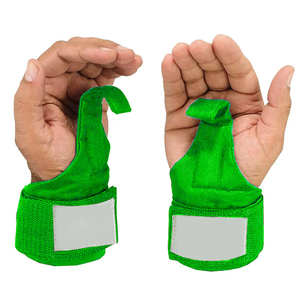 <b>Weight</b> <b>Lifting</b> Wrist Hooks Straps with Neoprene Padding for Heavy Pull Exercises Adjustable Strength Workout Hooks Straps - Product Image 5