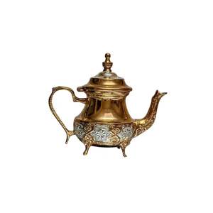 Carafe à café de luxe en acier inoxydable, style Dallah arabe, nickelée, avec long bec verseur, pour hôtel et usage domestique - Product Image 2