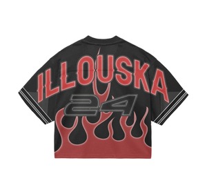 Custom High Quality Printed American Football Jersey Oversized <b>Mesh</b> <b>Short</b> Sleeve Boxy Fit 100% Polyester Summer Plus Size - Product Image 2