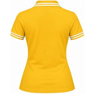 เสื้อโปโลสีเหลือง Sigma Gamma Rho แขนสั้นสำหรับผู้หญิง ปักลายตัวอักษรกรีก เสื้อยืดลำลองสำหรับชมรมนักศึกษา เสื้อกอล์ฟลำลอง - Product Image 2
