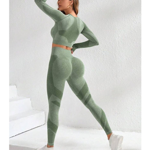 Conjunto de Yoga para Mujer de la Mejor Calidad, Diseño Único con Estampado de Letras, Pantalones Cortos con Cinturón, Spandex/Nailon, Gran Venta - Product Image 6