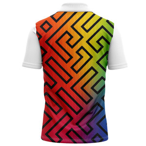 Camiseta Polo Personalizada al por Mayor con Logotipo, Bolsillo, Sublimación, Impresión Completa, Secado Rápido, para Golf y Tenis - Product Image 4