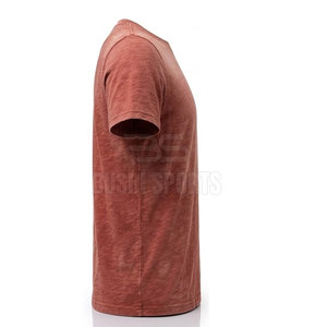 T-shirt délavé au soleil fabriqué au Pakistan, élégant, avec finition teinte en pièce et texture douce - Product Image 4