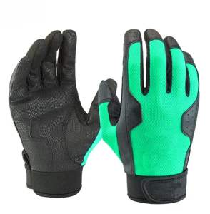 Vente directe d'usine, gants de frappe de baseball de qualité supérieure, cuir véritable, respirants, fermeture à boucle, ambidextres, antidérapants - Product Image 5