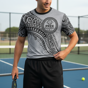 Custom Sublimated Pickleball Mens <b>Athletic</b> T-Shirt aesthetic Graphic youth Jersey private label custom design Sportswear OEM ODM - Product Image 4