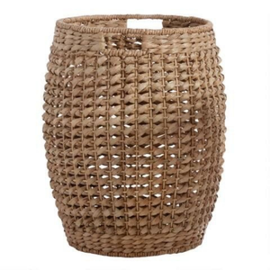 New Arrival Water Hyacinth <b>Basket</b> Handmade Durable Eco Friendly Lightweight Decorative Storage for Kitchenware and Daily Items - Product Image 5