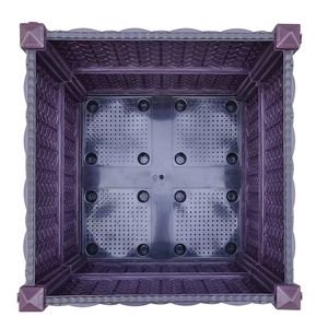 Fioriera Rialzata su Ruote con Vasi Profondi, Grandi Contenitori Mobili su Ruote per Piante da Interno ed Esterno - Product Image 3
