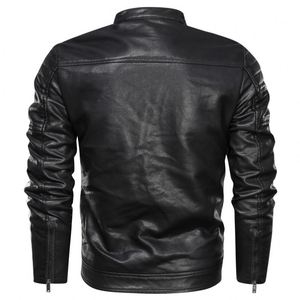 Chaqueta de cuero para motociclistas al por mayor, chaqueta de cuero oversize para hombre, chaqueta de motociclista de alta visibilidad para exteriores, chaqueta de cuero de seguridad para motocicleta - Product Image 4