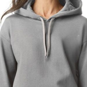 Sweat à capuche unisexe en polaire mi-lourd pour adultes avec poche kangourou, capuche à cordon, poignets côtelés, manches longues et style streetwear décontracté - Product Image 3