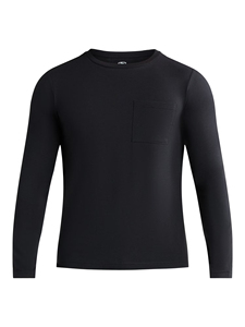 T-shirts à manches longues pour hommes, coupe décontractée, manches longues, automne-hiver, coton respirant, vêtements de sport pour garçons, t-shirt pour hommes - Product Image 2