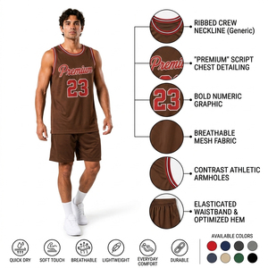 Uniforme de basket-ball pour hommes, maillot et short réversibles, polyester respirant, fournisseur en gros, directement de l'usine - Product Image 3
