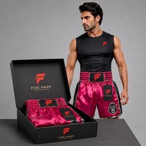 Shorts de Muay Thai professionnels offrant un confort premium, une construction durable et une coupe athlétique pour l'entraînement et la compétition. - Product Image 6