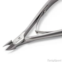 Coupe-ongles professionnel TARIQXPORT en acier inoxydable pour hommes et femmes, à mâchoires larges, lame incurvée et tranchante, logo personnalisé disponible, pour pieds et doigts