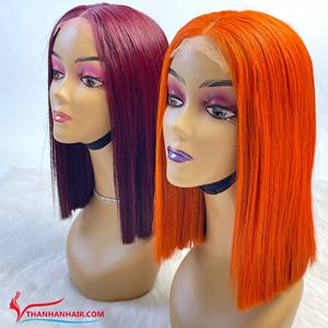 ¡PRODUCTO CALIENTE! Venta al por mayor 100% Pelucas de extensión de cabello humano vietnamita Todos los colores Cabello humano crudo de alta calidad sin procesar - Product Image 1