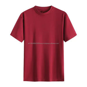 Camiseta de Manga Corta para Hombre, Talla Grande, de Algodón Puro de 200g, con Diseño Personalizado, Logotipo Bordado e Impreso, Marca Especial Transfronteriza, OEM - Product Image 1