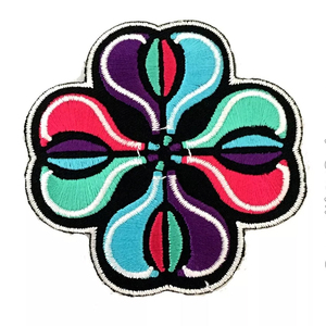 High Quality Custom Design Twill Canvas Fabric Embroidery <b>Patch</b> Handmade Excellent Low-Price Flower <b>Sew</b>-<b>On</b> Your Own Design Hat - Product Image 1