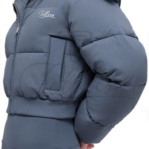 New Style Knitted Cropped Puffer Jackets Winter Women Short Plus Size Waterproof Windproof Breathable Coat - Product Image 3