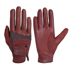 Custom Leather Horse Riding Gloves Full Finger Breathable Lightweight <b>Equestrian</b> Gloves Unisex Summer Outdoor Sports Training - Product Image 4