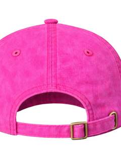 Gorra de Béisbol de Algodón Rosa Intenso, Lisa, Ajustable, Unisex, Deportiva, Informal, Transpirable, Cómoda, con Logotipo Personalizado, Gorras Premium - Product Image 6