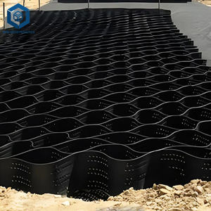 Grille <span class=keywords><strong>de</strong></span> <span class=keywords><strong>gravier</strong></span> en nid d'abeille <span class=keywords><strong>de</strong></span> contrôle d'érosion industrielle perforée Geocell pour le projet d'allée - Product Image 6