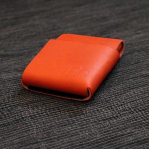 Handmade Stitchless Genuine Leather <b>Wallet</b> Minimalist Slim Card Holder Laser Cut Seamless Design Portable Letter Pattern <b>Small</b> - Product Image 1