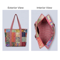 Sac fourre-tout en toile de coton pour femmes, 240 GSM, impression numérique, design multicolore, logo personnalisé, marque privée, vente en gros