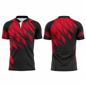 High Demanded Lightweight Printed Rugby Jersey 2027 High Quality Fabric OEM Serviced Anti-Bacterial Breathable Customizable - Product Image 4