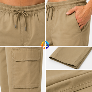 premium <b>cargo</b> <b>trouser</b> for men with durable stitching multiple pockets comfortable fit and modern casual streetwear OEM Service - Product Image 5