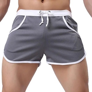 Micro Fabric Eco-Friendly Drawstring Closure 100% Polyester Comfortable <b>Thigh</b> Short Mens Running Shorts Quick Dry Breathable - Product Image 1